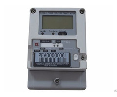 Single Phase Charge Control Smart Electricity Meter