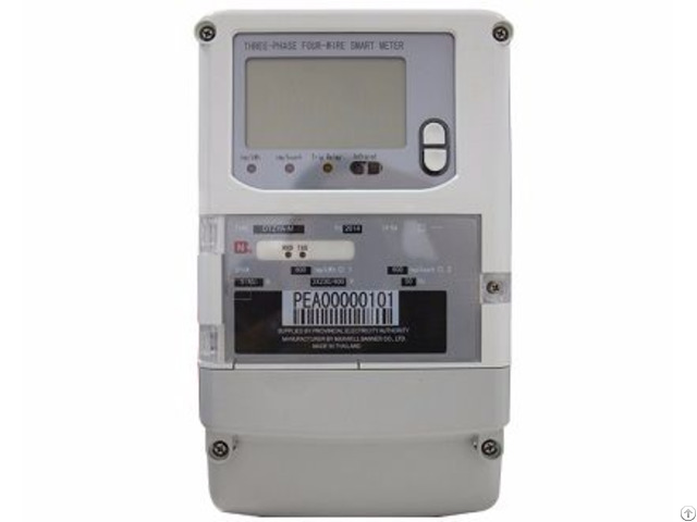 Three Phase Local Charge Controlled Smart Electric Energy Meter