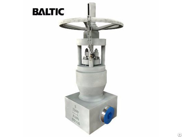 Astm A105 Pressure Seal Bonnet Gate Valve 3 Inch 2500lb Bw