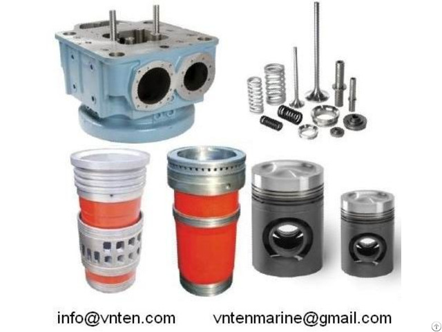 Cylinder Head Liner Piston S E M T Pielstick Hanshin Akasaka