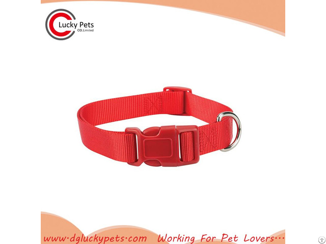 Plain Pet Nylon Collar For Puppy Dogs