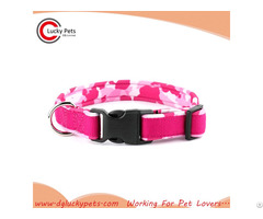 Custom Design 6 Colors Plastic Buckle Dog Collars Wholesale