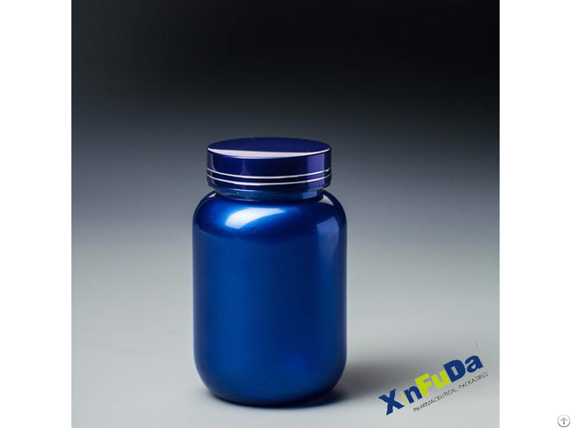 Pharma Solid Capsule Bottle And Container With Metal Cap E170