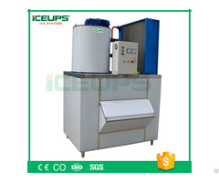 Flake Ice Making Machine 2000kg Day With Ce Approved Plc Control System Made In China