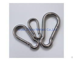 High Quality Stainless Steel 304 316 Snap Hooks Din5299c Spring Hook Carabiner