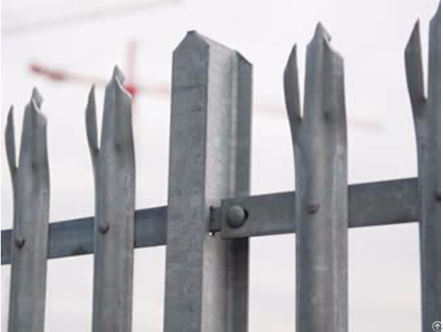 Galvanised Palisade Fencing