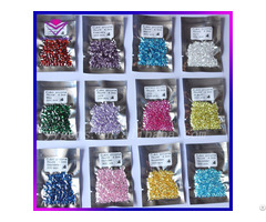 Twelve Colors 4mm Brilliant Round Shape Cubic Zirconia Corundum Birthstones