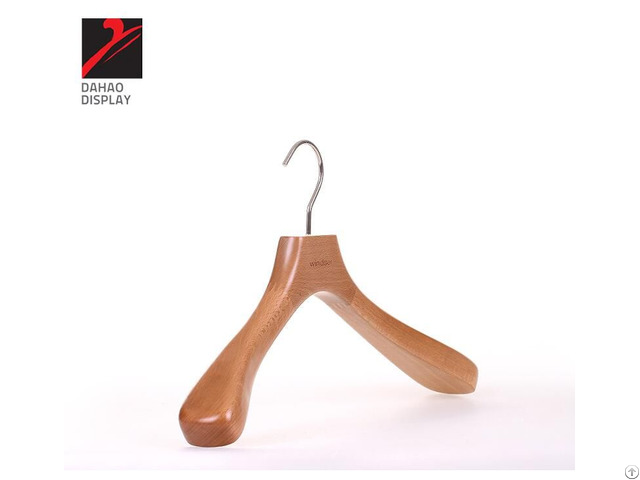 Custom Made Luxury Brand Wooden Hangers For Clothes
