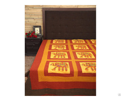 Indian Handmade Patchwork Motif Bedding