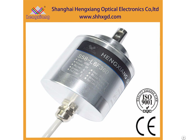 Hengxiang S58 Series Cnc Machinery Encoder Manufacturer With Diameter 58mm Solid Shaft 10mm