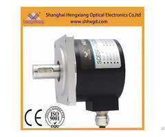 Hengxiang Sc65f Series Flange Encoder With Solid Shaft 15mm Keyway