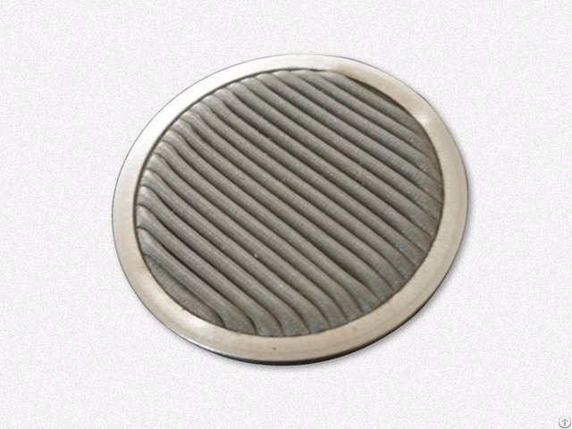 Unrimmed Pleated Filter Disc Extended Filtration Area