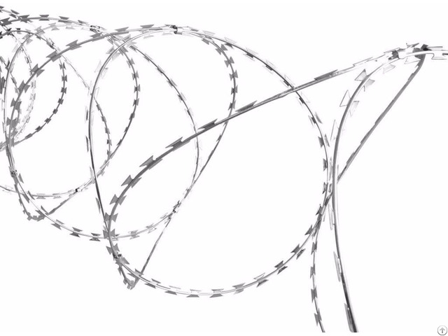 Concertina Wire Prevents Access To Site From Unwanted Persons