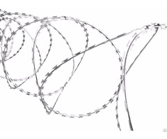 Concertina Wire Prevents Access To Site From Unwanted Persons