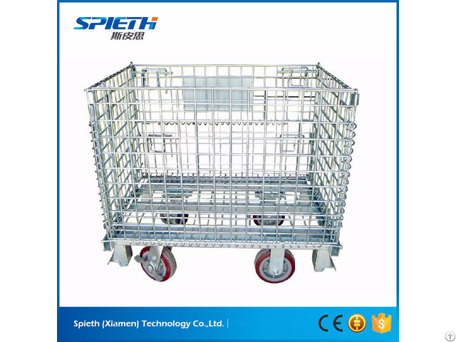 Heavy Duty Scale Collapsible Storage Wire Cages