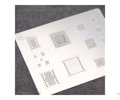 Mj 3d Bga Reballing Stencil Template For Phone A8 A9 A10 Groove Tin Steel