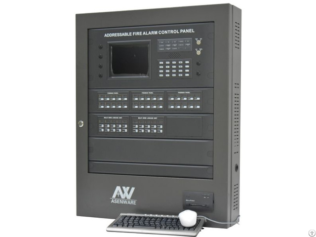 Addressable Fire Alarm Control Panel Aw Afp2100 For Big Project