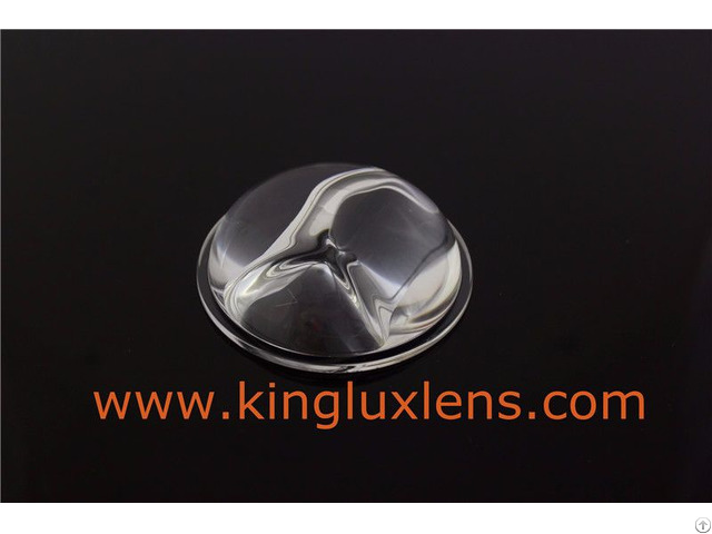 66mm 140 60 Degree Glass Led Lens For 10w20w30w Street Lamps