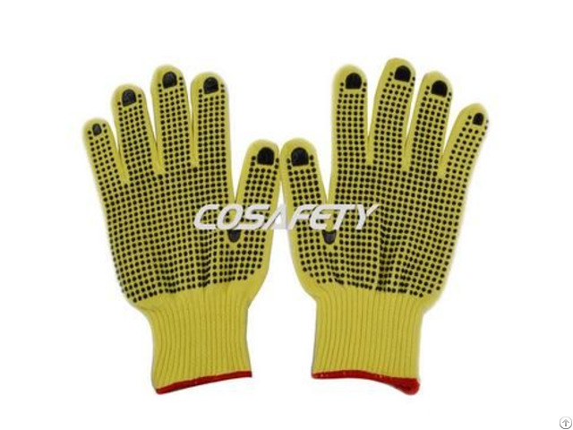 Aramid Fiber Gloves With Pvc Dots