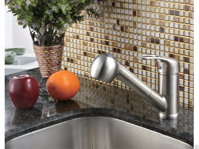 Single Handle Pull Out Kitchen Faucet