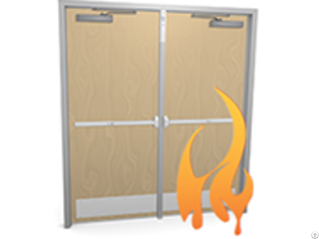 Ul Fire Proof Wooden Laminate Door