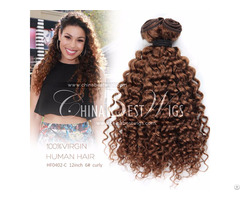 6# Curly Hair Weft