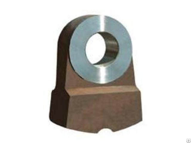 Mining Crusher Equipment Spare Parts Hammerhead With High Manganese Steel And Long Service Life