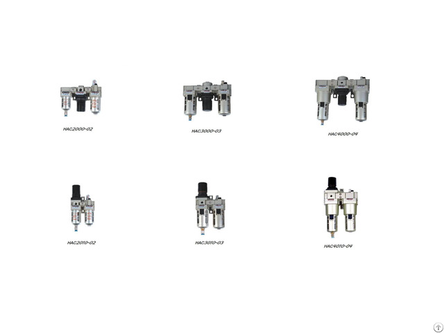 Ac1000- 5000pneumatic Tools Frl Series Pressure Rdeucing Valve Atomized Lubricator