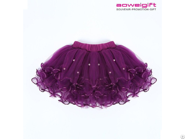 Summer Girls Tutu Fancy Dress Stage Performance Cake Bubble Skirt