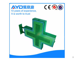 Manufacture Supply Led Green Pharmacy Cross Sign Board
