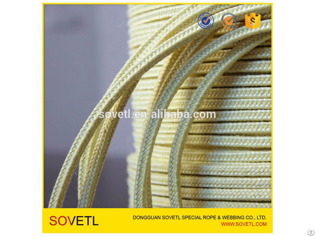 Kevlar Aramid Packaging Rope For Glass Tempering
