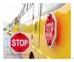 School Bus Stop Sign Automatic Arm With Flashing