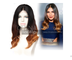 Ombre Wavy Lace Front Wig