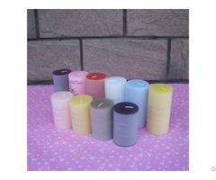 Wholesale Jelly Color Fruit Scented Candle Decorative Romantic Wedding Pillar Candles