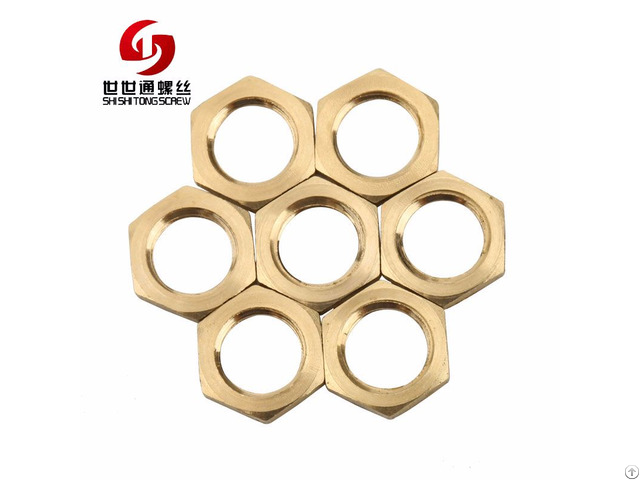 Hexagon Weld Brass Insert Machine Hex Nut