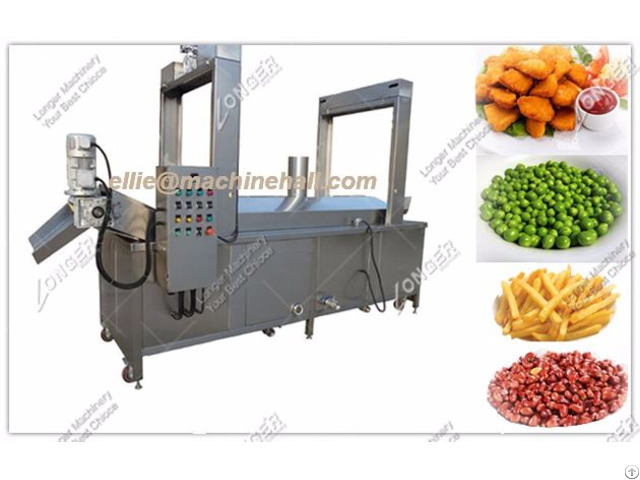 Continuous Peanuts Frying Machine