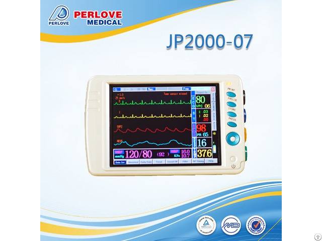 Multi Ecg Waveforms Patient Monitor Jp2000 07 With Various Parameters