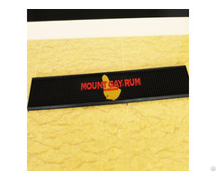 Custom High Quality Embossed Logo Soft Pvc Bar Mat