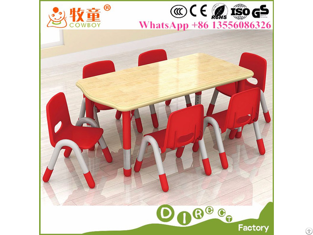 Guangdong Cowboy Preschool Furniture Kids Tables And Chairs For Sale