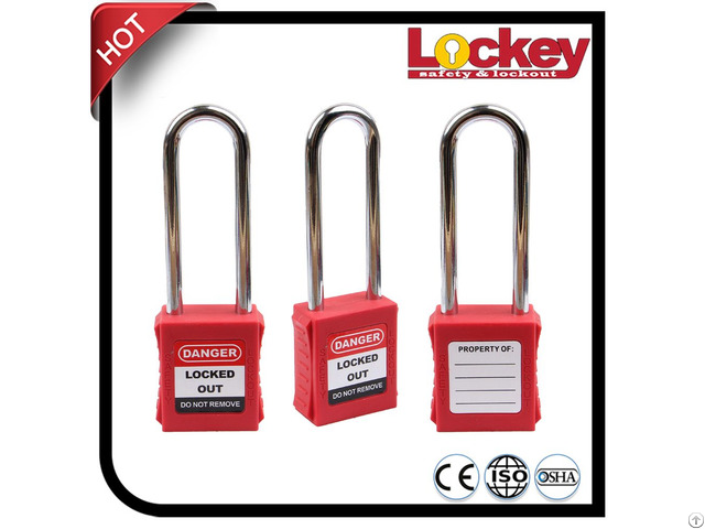 76mm Long Shackle Safety Padlock