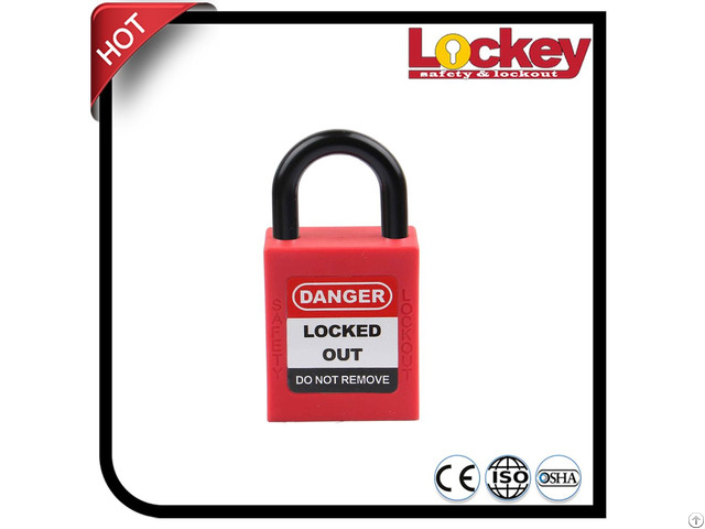 25mm Plastic Short Shackle Padlock