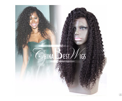 Kinky Curl Human Lace Front Wigs