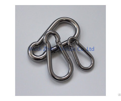 Stainless Steel Carabiner Snap Hook For Camping