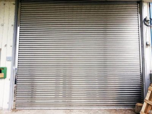 Garage Rolling Door Stainless Steel