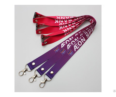 Custom Polyester Lanyard Strap With Printed Logo