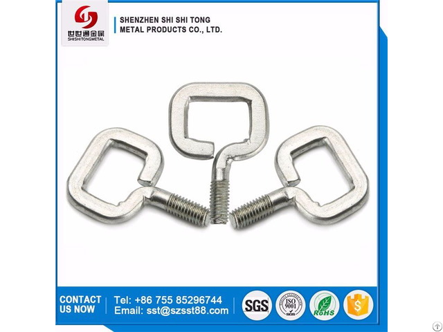 Good Price Environmental Nickel Plated Carbon Steel Eye Screw Machine Handle Bolts