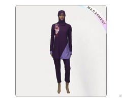 Purple Muslim Swimwear