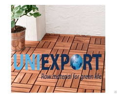 Interlocking Removable Acacia Outdoor Decking Floor Tile