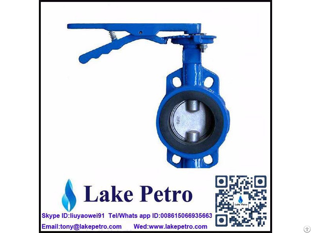 Butterfly Valve Wafer Type Manual Low Temperature Environment