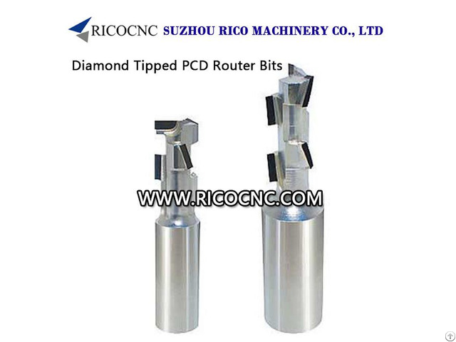 Diamond Tipped Pcd Router Bits For Wood Cnc Nesting